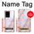 S3482 Imprimer Graphique marbre rose Etui Coque Housse pour Samsung Galaxy S20 Ultra