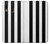 S2297 Noir et blanc rayures verticales Etui Coque Housse pour Samsung Galaxy A20, Galaxy A30