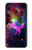 S2486 Arc en ciel espace de nébuleuse Licorne Etui Coque Housse pour Samsung Galaxy A20, Galaxy A30