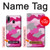 S2525 Rose Camo camouflage Etui Coque Housse pour Samsung Galaxy A20, Galaxy A30