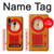 S2780 Radio bakélite orange millésimé Etui Coque Housse pour Samsung Galaxy A20, Galaxy A30