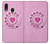 S2847 Rose Rétro téléphone Rotatif Etui Coque Housse pour Samsung Galaxy A20, Galaxy A30