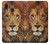 S2870 Lion Roi des Bêtes Etui Coque Housse pour Samsung Galaxy A20, Galaxy A30