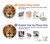 S2870 Lion Roi des Bêtes Etui Coque Housse pour Samsung Galaxy A20, Galaxy A30
