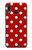 S2951 Rouge Pois Etui Coque Housse pour Samsung Galaxy A20, Galaxy A30