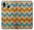 S3033 Bois Chevron Imprimé millésimé Graphic Etui Coque Housse pour Samsung Galaxy A20, Galaxy A30