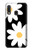S2315 Fleurs de marguerite blanche Etui Coque Housse pour Samsung Galaxy A20e