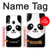 S2662 Panda mignon Dessin animé Etui Coque Housse pour Samsung Galaxy A20e