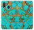 S2688 Aqua Copper Turquoise Graphic Gemme Etui Coque Housse pour Samsung Galaxy A20e