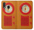 S2780 Radio bakélite orange millésimé Etui Coque Housse pour Samsung Galaxy A20e
