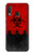 S2917 Biohazards Virus Alert Rouge Etui Coque Housse pour Samsung Galaxy A20e