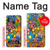 S3281 Motif coloré Hippie Fleurs Etui Coque Housse pour Samsung Galaxy A20e