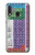 S3383 Tableau périodique Etui Coque Housse pour Samsung Galaxy A20e