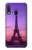 S3447 Paris Eiffel Le coucher du soleil Etui Coque Housse pour Samsung Galaxy A20e