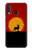S3513 Coucher de soleil de Deer Etui Coque Housse pour Samsung Galaxy A20e