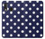 S3533 Bleu à pois Etui Coque Housse pour Samsung Galaxy A20e