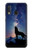 S3555 Loup Hurlant Million étoiles Etui Coque Housse pour Samsung Galaxy A20e