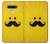 S1145 Soleil jaune Mustache Etui Coque Housse pour LG Stylo 6