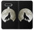 S1981 Loup hurlant à la lune Etui Coque Housse pour LG Stylo 6