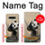 S2210 Peinture Art Panda Fluffy Etui Coque Housse pour LG Stylo 6