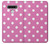 S2358 Rose à pois Etui Coque Housse pour LG Stylo 6