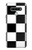 S2492 Noir et blanc Damier Etui Coque Housse pour LG Stylo 6