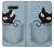 S2641 Noir Chat Poche Etui Coque Housse pour LG Stylo 6