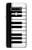 S3078 Noir et blanc Clavier de piano Etui Coque Housse pour LG Stylo 6