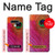 S3201 Rose Paon Plume Etui Coque Housse pour LG Stylo 6