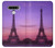 S3447 Paris Eiffel Le coucher du soleil Etui Coque Housse pour LG Stylo 6
