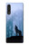 S0935 Loup Hurlant dans la forêt Etui Coque Housse pour LG Velvet