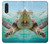 S1377 Océan tortue de mer Etui Coque Housse pour LG Velvet