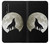 S1981 Loup hurlant à la lune Etui Coque Housse pour LG Velvet