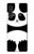 S2085 Panda minimaliste Etui Coque Housse pour LG Velvet