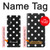 S2299 Noir Pois Etui Coque Housse pour LG Velvet
