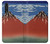 S2390 Katsushika Hokusai Fuji Rouge Etui Coque Housse pour LG Velvet
