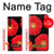 S2478 fleur rouge Daisy Etui Coque Housse pour LG Velvet