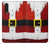 S2846 Costume de Noël Père Noël Rouge Etui Coque Housse pour LG Velvet