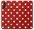 S2951 Rouge Pois Etui Coque Housse pour LG Velvet