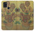 S0214 Van Gogh quinze tournesols Etui Coque Housse pour Samsung Galaxy A21s