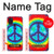 S1870 Tie Dye Paix Etui Coque Housse pour Samsung Galaxy A21s