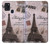 S2211 Carte postale de Paris Tour Eiffel Etui Coque Housse pour Samsung Galaxy A21s