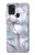 S2316 Bleu foncé Marbre Texture graphique Imprimer Etui Coque Housse pour Samsung Galaxy A21s