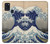 S2389 Hokusai La grande vague de Kanagawa Etui Coque Housse pour Samsung Galaxy A21s