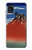 S2390 Katsushika Hokusai Fuji Rouge Etui Coque Housse pour Samsung Galaxy A21s
