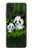 S2441 Forêt de Bambous de la famille Panda Etui Coque Housse pour Samsung Galaxy A21s