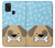 S2669 Mignon os chien pattes Dessin animé Etui Coque Housse pour Samsung Galaxy A21s