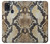 S2703 Serpent Texture Imprimé graphique Peau Etui Coque Housse pour Samsung Galaxy A21s