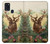 S2841 Renne de Noël millésimé Etui Coque Housse pour Samsung Galaxy A21s