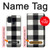 S2842 Noir et blanc Buffle motif de vérification Etui Coque Housse pour Samsung Galaxy A21s